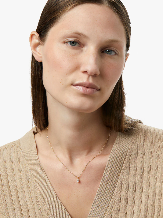 ANA LUISA DELICATE SOLITAIRE PENDANT- ELISE PENDANT