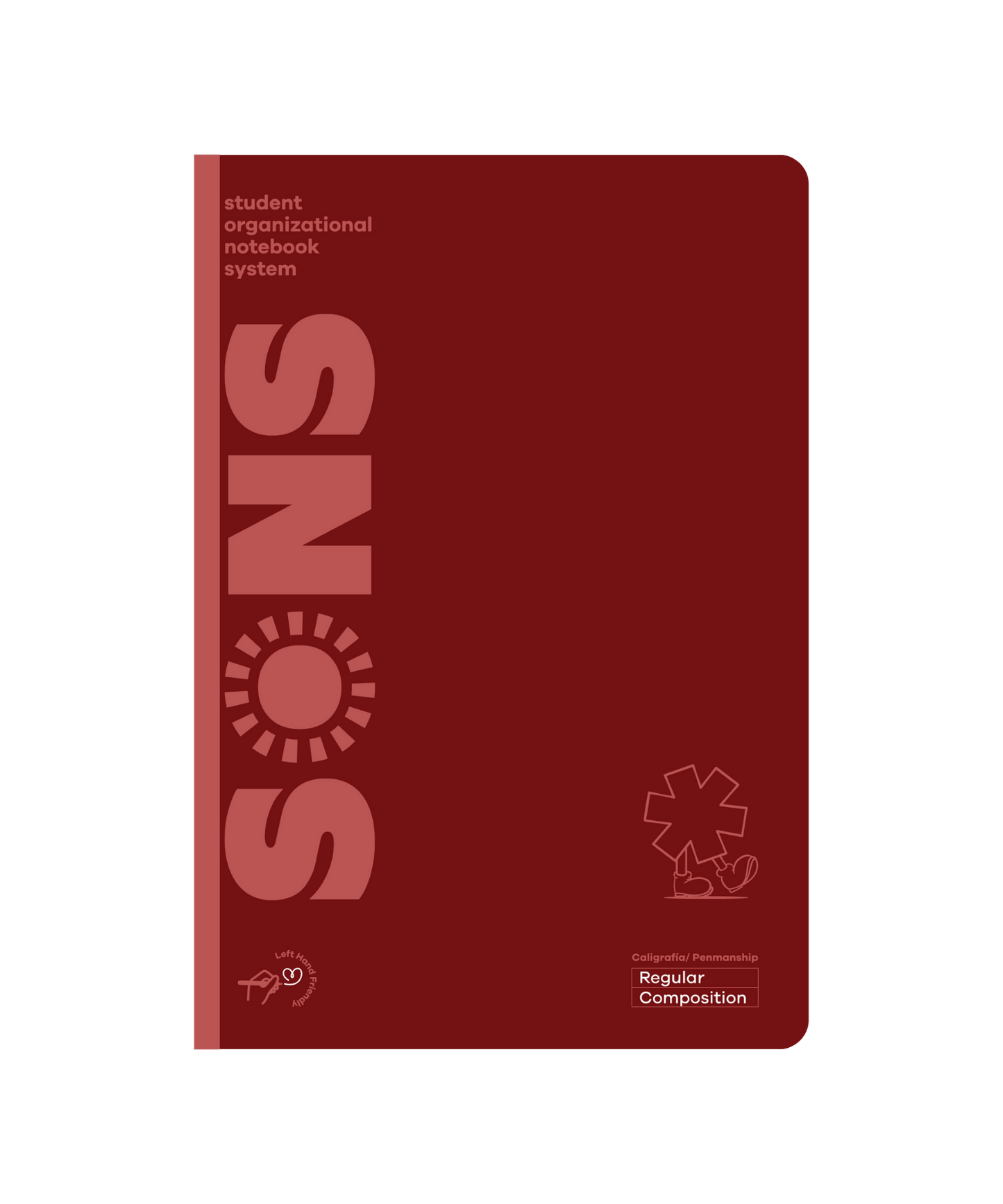 Libreta Sons Regular - Burgundy