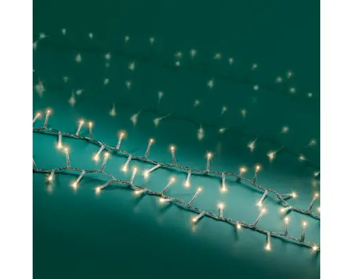 COMPACT TWINKLE 1000LED 74FT WARM WH CABLE CLEAR