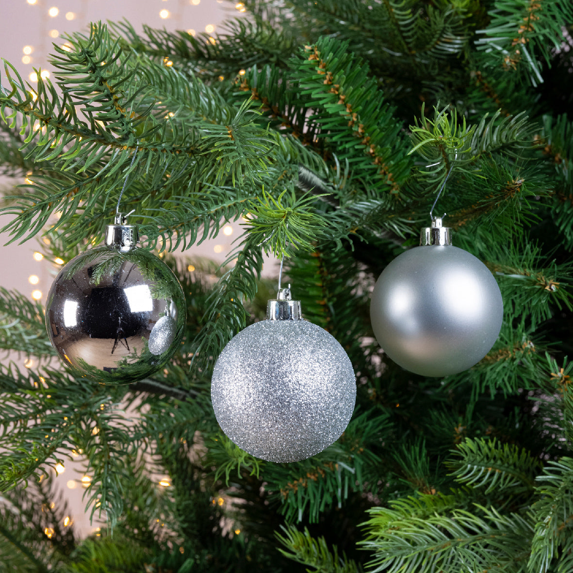 BAUBLES POLY TUBE 10 2.4" SILVER