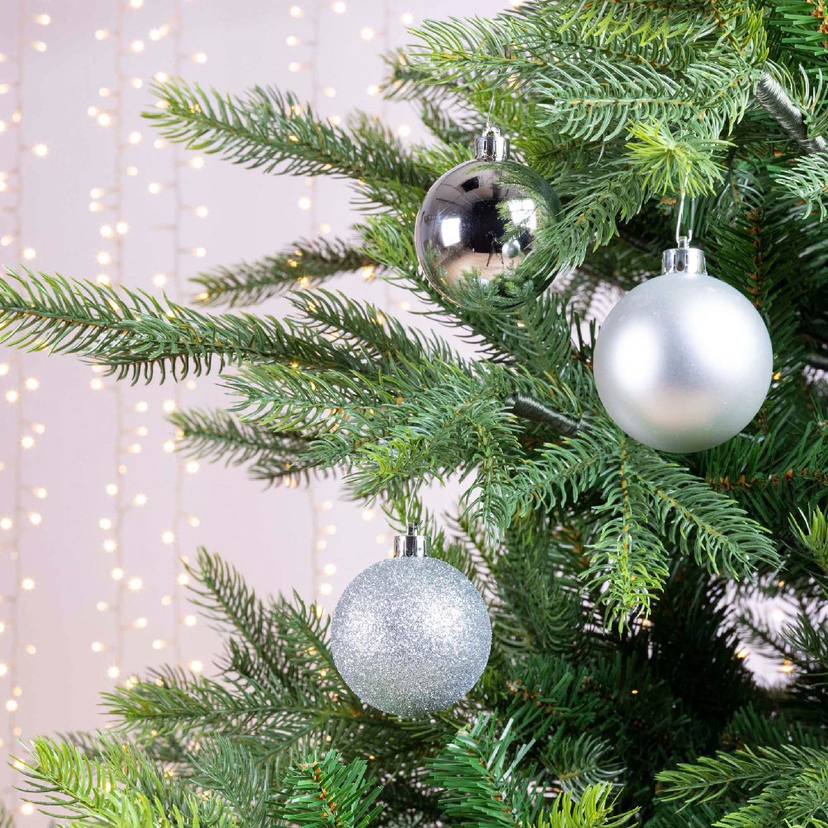 BAUBLES POLY TUBE 10 2.4" SILVER