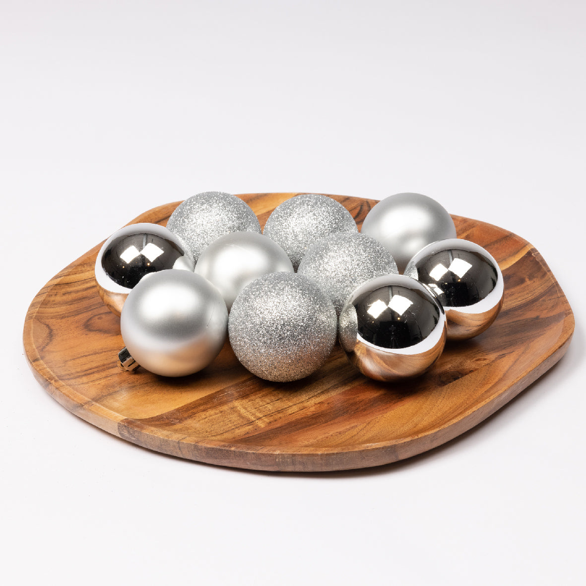 BAUBLES POLY TUBE 10 2.4" SILVER