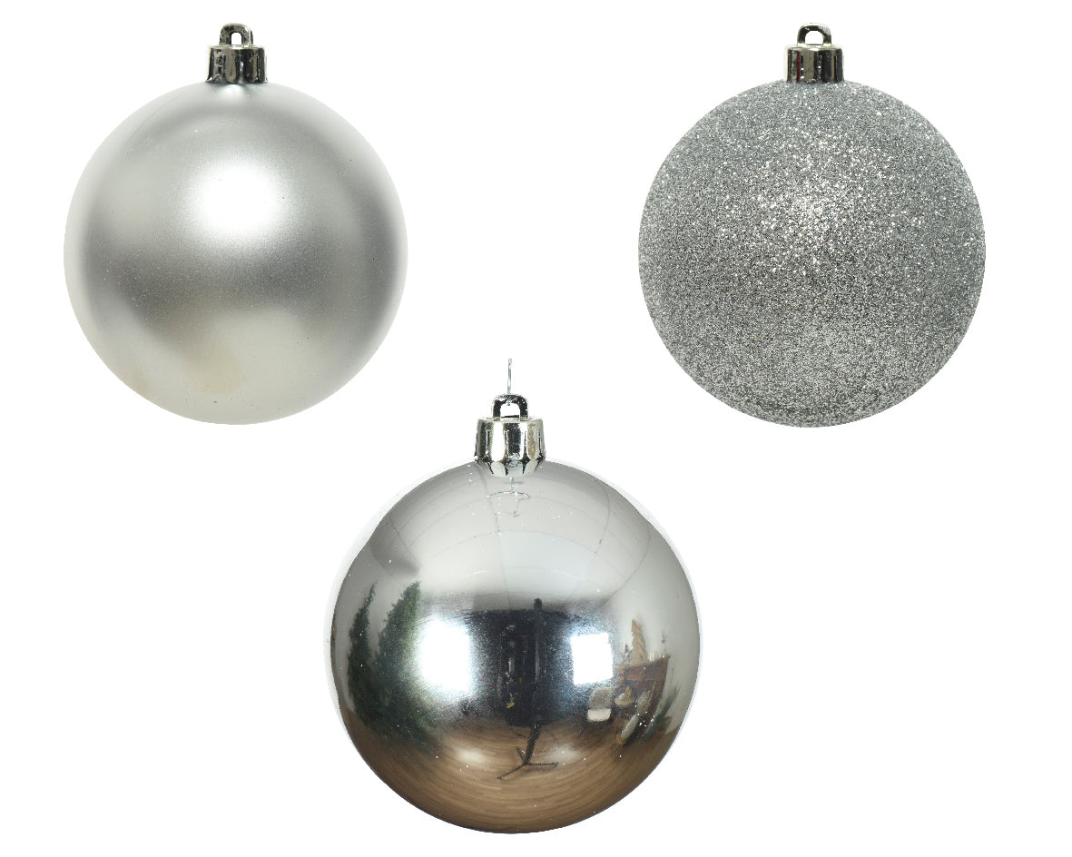 BAUBLES POLY TUBE 10 2.4" SILVER