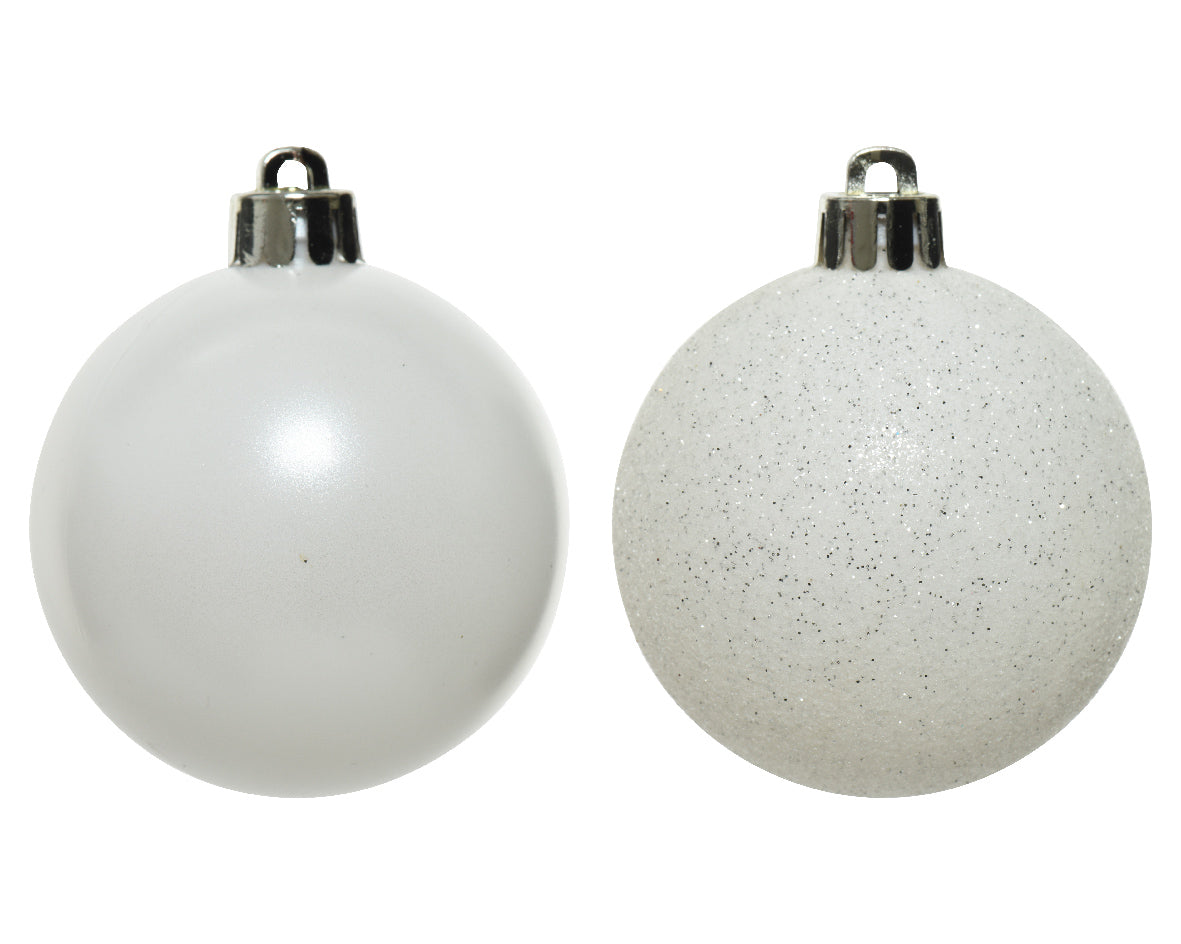 BAUBLES POLYST TUBE 10 2.4" WINTER WHITE