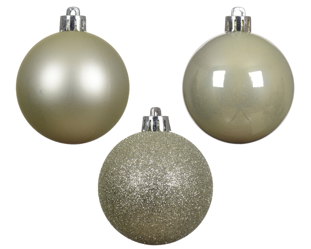 BAUBLES POLYST TUBE 10 2.4IN WHITE MINT