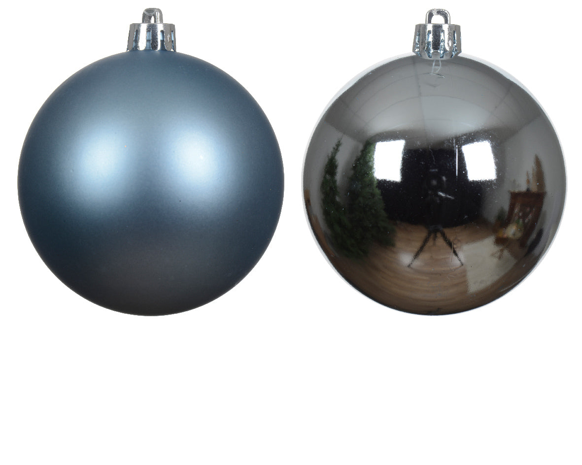BAUBLES SET DE 6 MIX-BLUE ICE