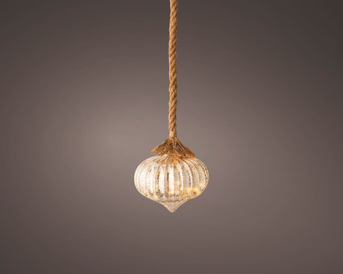 MICRO LED ONION STEADY BO INDOOR-SILVER 8.3IN
