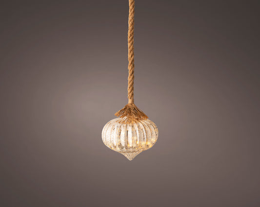 MICRO LED ONION STEADY BO INDOOR-SILVER 8.3IN