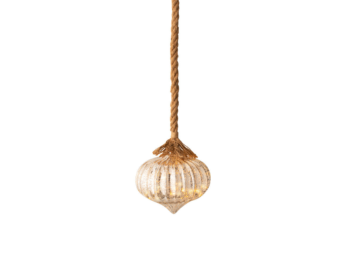 MICRO LED ONION STEADY BO INDOOR-SILVER 8.3IN