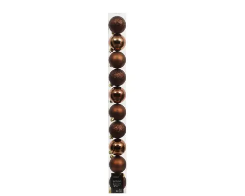 BAUBLES POLYST TUBO 10 2.4" ESPRESSO