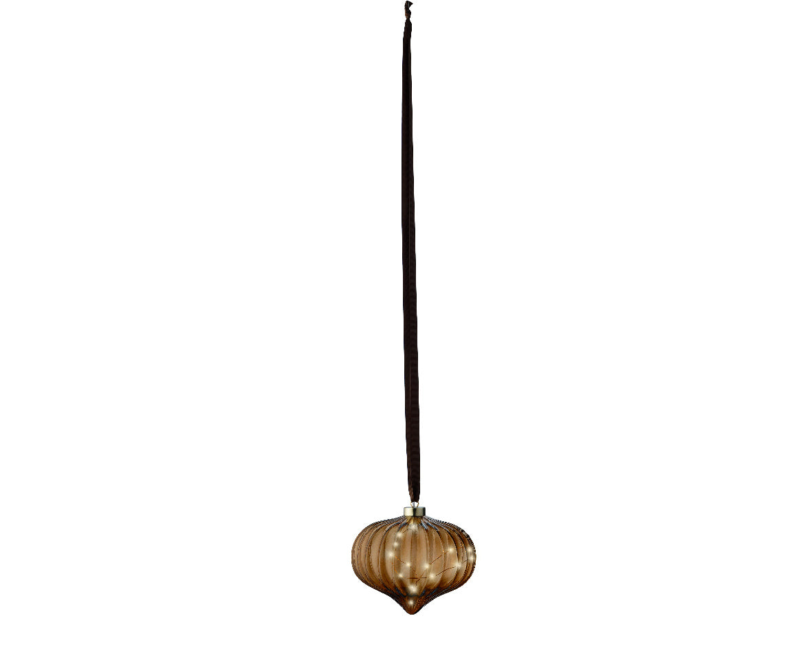 MICRO LED ONION STEADY 7.9IN BROWN