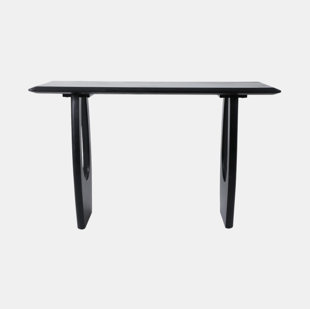 MODERN MID-CENTURY CONSOLE TABLE BLACK 51X32''