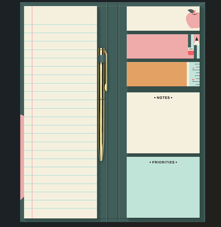 Apple Sticky Notes & Notepad Set
